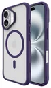 Buddi Hybrid Apple iPhone 17 Hoesje MagSafe Back Cover Matte Paars