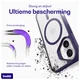 Buddi Hybrid Apple iPhone 17 Hoesje MagSafe Back Cover Matte Paars afbeelding 3