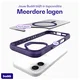 Buddi Hybrid Apple iPhone 17 Hoesje MagSafe Back Cover Matte Paars afbeelding 8