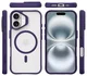 Buddi Hybrid Apple iPhone 17 Hoesje MagSafe Back Cover Matte Paars afbeelding 10