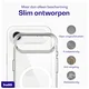 Buddi Core Apple iPhone Air Hoesje MagSafe Back Cover Transparant afbeelding 8