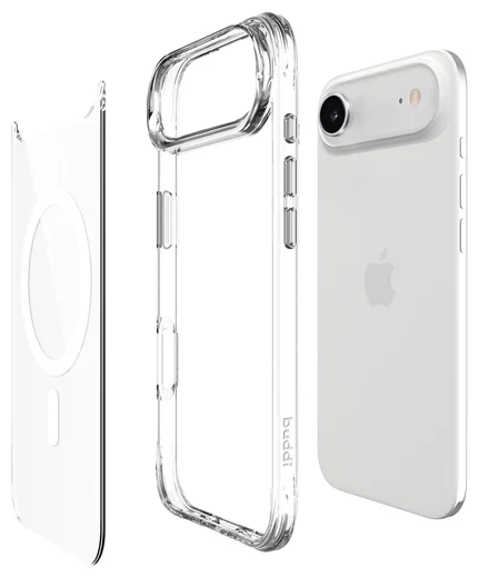 Buddi Core Apple iPhone Air Hoesje MagSafe Back Cover Transparant afbeelding 10