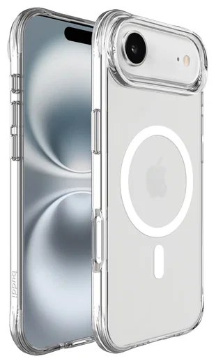 Buddi Core Apple iPhone Air Hoesje MagSafe Back Cover Matte Transparant afbeelding 11