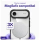 Buddi Hybrid Apple iPhone Air Hoesje MagSafe Back Cover Transparant Zwart afbeelding 4