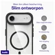 Buddi Hybrid Apple iPhone Air Hoesje MagSafe Back Cover Transparant Zwart afbeelding 7