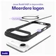 Buddi Hybrid Apple iPhone Air Hoesje MagSafe Back Cover Transparant Zwart afbeelding 8