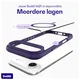 Buddi Hybrid Apple iPhone Air Hoesje MagSafe Back Cover Transparant Paars afbeelding 8