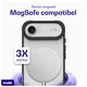 Buddi Hybrid Apple iPhone Air Hoesje MagSafe Back Cover Matte Zwart afbeelding 4