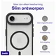 Buddi Hybrid Apple iPhone Air Hoesje MagSafe Back Cover Matte Zwart afbeelding 7