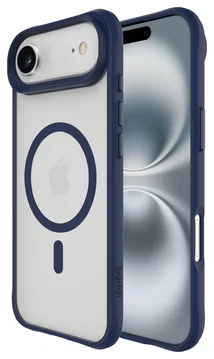 Buddi Hybrid Apple iPhone Air Hoesje MagSafe Back Cover Matte Blauw