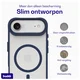 Buddi Hybrid Apple iPhone Air Hoesje MagSafe Back Cover Matte Blauw afbeelding 7
