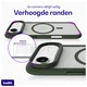 Buddi Hybrid Apple iPhone Air Hoesje MagSafe Back Cover Matte Groen afbeelding 5
