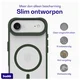 Buddi Hybrid Apple iPhone Air Hoesje MagSafe Back Cover Matte Groen afbeelding 7