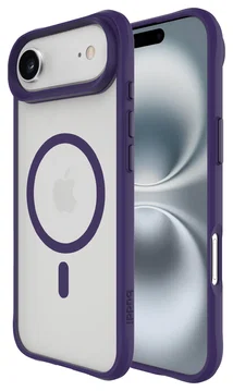 Buddi Hybrid Apple iPhone Air Hoesje MagSafe Back Cover Matte Paars