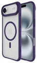 Buddi Hybrid Apple iPhone Air Hoesje MagSafe Back Cover Matte Paars