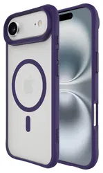 Buddi Hybrid Apple iPhone Air Hoesje MagSafe Back Cover Matte Paars afbeelding