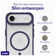 Buddi Hybrid Apple iPhone Air Hoesje MagSafe Back Cover Matte Paars afbeelding 7