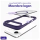 Buddi Hybrid Apple iPhone Air Hoesje MagSafe Back Cover Matte Paars afbeelding 8