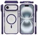 Buddi Hybrid Apple iPhone Air Hoesje MagSafe Back Cover Matte Paars afbeelding 10