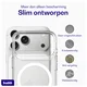 Buddi Core Apple iPhone 17 Pro Hoesje MagSafe Back Cover Matte Transparant afbeelding 7