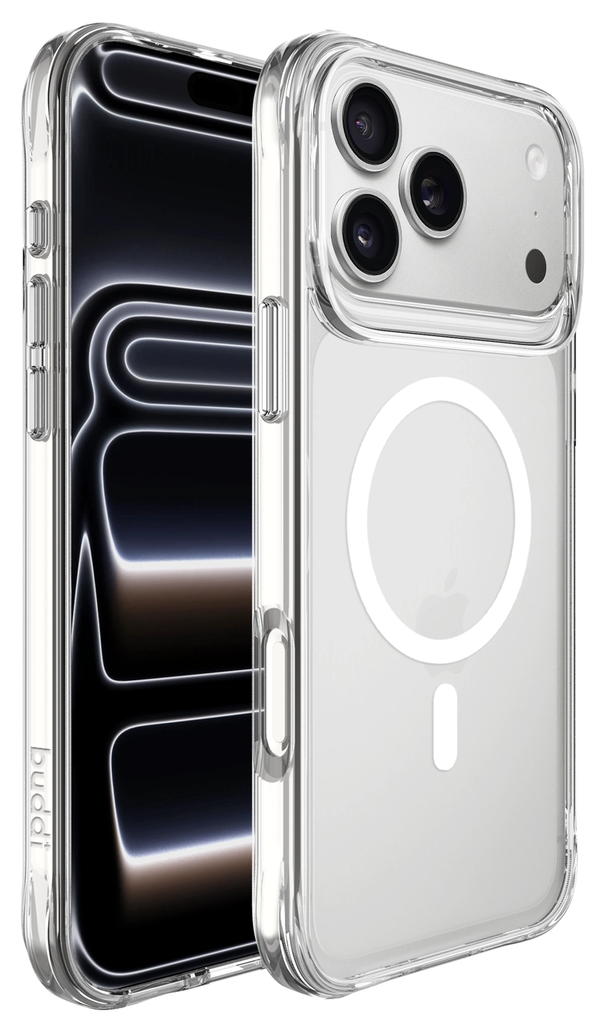 Buddi Core Apple iPhone 17 Pro Hoesje MagSafe Back Cover Matte Transparant afbeelding 9