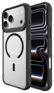 Buddi Hybrid Apple iPhone 17 Pro Hoesje MagSafe Back Cover Matte Zwart
