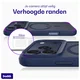 Buddi Hybrid Apple iPhone 17 Pro Hoesje MagSafe Back Cover Matte Blauw afbeelding 5