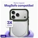 Buddi Hybrid Apple iPhone 17 Pro Hoesje MagSafe Back Cover Matte Groen afbeelding 3