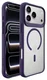Buddi Hybrid Apple iPhone 17 Pro Hoesje MagSafe Back Cover Matte Paars afbeelding 9