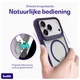 Buddi Hybrid Apple iPhone 17 Pro Hoesje MagSafe Back Cover Matte Paars afbeelding 6