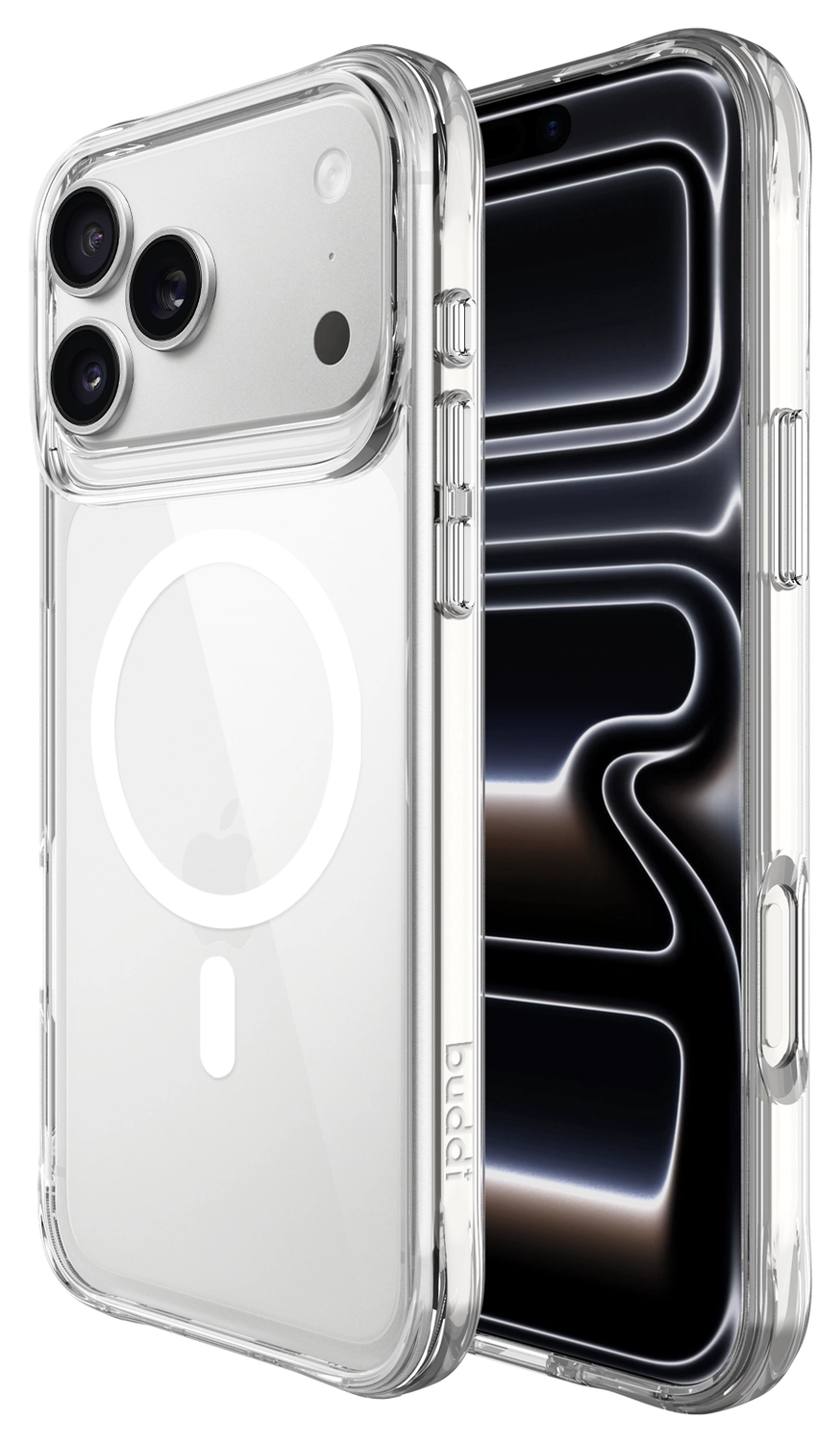 Buddi Core Apple iPhone 17 Pro Max Hoesje MagSafe Back Cover Transparant afbeelding 1