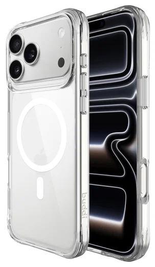 Buddi Core Apple iPhone 17 Pro Max Hoesje MagSafe Back Cover Transparant afbeelding 1