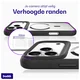 Buddi Hybrid iPhone 17 Pro Max Hoesje MagSafe Back Cover Transparant Zwart afbeelding 5
