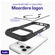 Buddi Hybrid iPhone 17 Pro Max Hoesje MagSafe Back Cover Transparant Zwart afbeelding 8