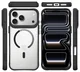 Buddi Hybrid iPhone 17 Pro Max Hoesje MagSafe Back Cover Transparant Zwart afbeelding 10