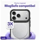 Buddi Hybrid iPhone 17 Pro Max Hoesje MagSafe Back Cover Matte Zwart afbeelding 4