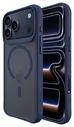 Buddi Hybrid iPhone 17 Pro Max Hoesje MagSafe Back Cover Matte Blauw