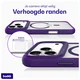 Buddi Hybrid iPhone 17 Pro Max Hoesje MagSafe Back Cover Matte Paars afbeelding 5