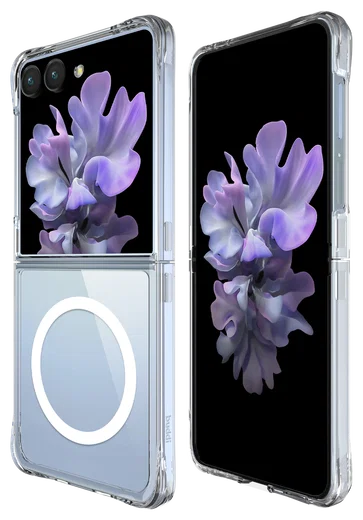 Buddi Core Samsung Galaxy Z Flip 7 Hoesje MagSafe Back Cover Transparant afbeelding 1