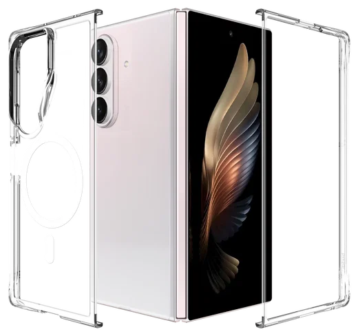 Buddi Core Samsung Galaxy Z Fold 7 Hoesje MagSafe Back Cover Transparant afbeelding 9