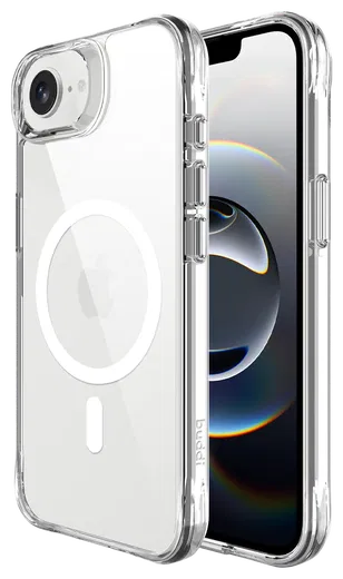 Buddi Core Apple iPhone 16e Hoesje MagSafe Back Cover Transparant afbeelding 1