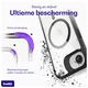 Buddi Hybrid Apple iPhone 17e / 16e Hoesje MagSafe Back Cover Transparant Zwart afbeelding 3