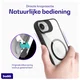 Buddi Hybrid Apple iPhone 17e / 16e Hoesje MagSafe Back Cover Transparant Zwart afbeelding 5