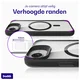 Buddi Hybrid Apple iPhone 17e / 16e Hoesje MagSafe Back Cover Transparant Zwart afbeelding 6
