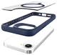 Buddi Hybrid Apple iPhone 17e / 16e Hoesje MagSafe Back Cover Transparant Blauw afbeelding 11