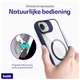 Buddi Hybrid Apple iPhone 17e / 16e Hoesje MagSafe Back Cover Transparant Blauw afbeelding 5