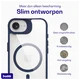 Buddi Hybrid Apple iPhone 17e / 16e Hoesje MagSafe Back Cover Transparant Blauw afbeelding 7