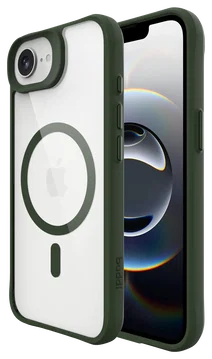 Buddi Hybrid Apple iPhone 17e / 16e Hoesje MagSafe Back Cover Transparant Groen