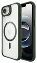 Buddi Hybrid Apple iPhone 17e / 16e Hoesje MagSafe Back Cover Transparant Groen