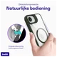 Buddi Hybrid Apple iPhone 17e / 16e Hoesje MagSafe Back Cover Transparant Groen afbeelding 5
